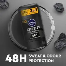 [77540] NIVEA STICK M DEEP BLACK CARBON  50ML