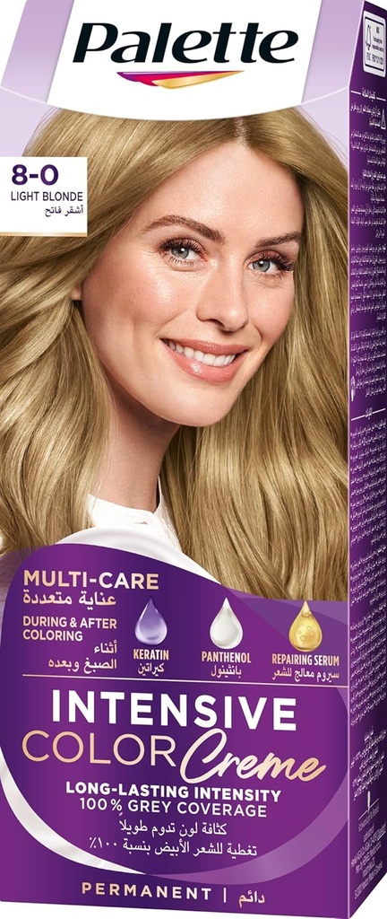 PALETTE  COLOR 8-0 اشقر فاتح
