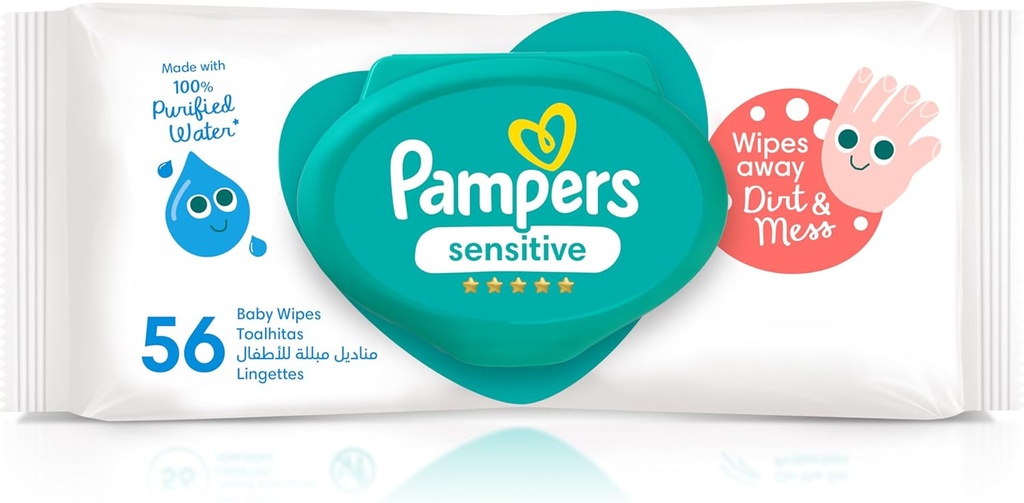 PAMPERS   FRSGRANCE FREE 56 WIP بكاب