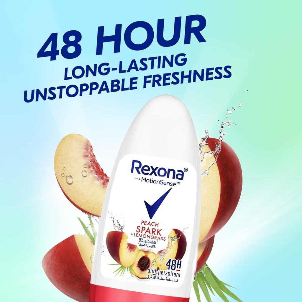 [77747] REXONA Advanced women PEACH&LEMONGRASS  on 50ML