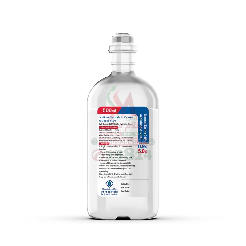 SODIUM CHLORID .9%&GLUCOSE5%  500ML. P.INFUSION