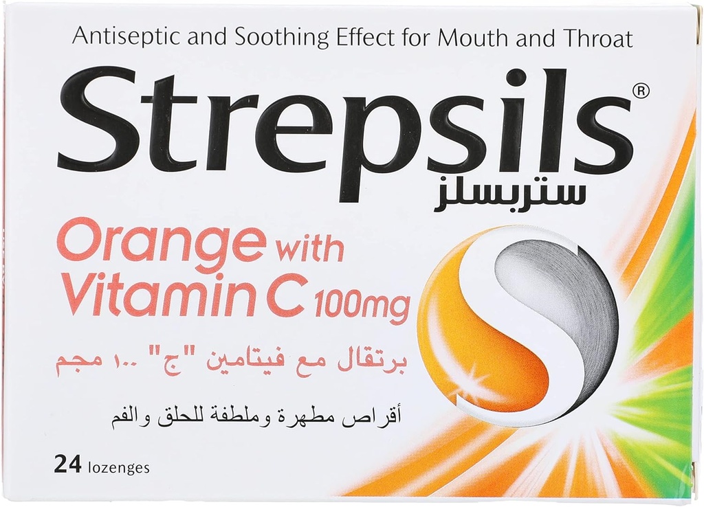 [45013] STREPSILS ORANGE&VIT C  LOZENGES