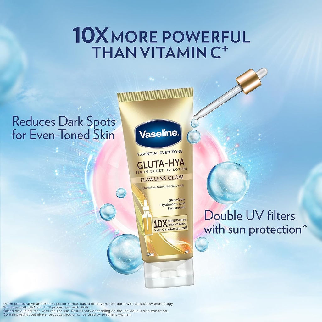 [78396] Vaseline  Gluta-Hya Flawless Glow Serum 200ML