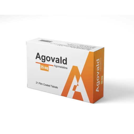 AGOVALD 25 MG TAB - اجوفالد 25 مجم | اقراص | لعلاج الاكتئاب وتحسين جودة النوم