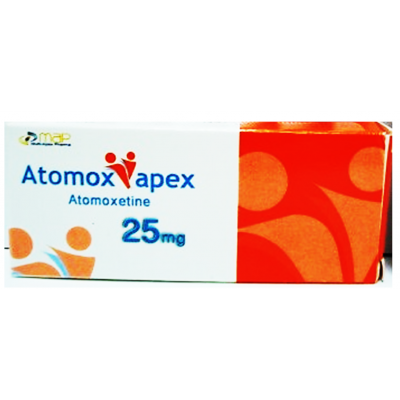 ATOMOX APEX 25 MG 30 CAP - اتوموكس ابيكس 25 مجم 30 | كبسولات | لعلاج اضطراب فرط الحركة ونقص الانتباه