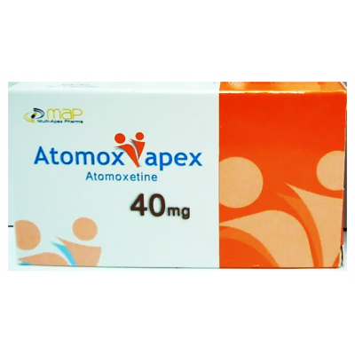 ATOMOX APEX 40 MG 30 CAP - اتوموكس ابيكس 40 مجم 30 | كبسولات | لعلاج اضطراب فرط الحركة ونقص الانتباه