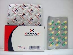 AVOSOYA 30 CAP GELATIN - افوسويا 300 مجم 30 | كبسولات جيلاتينية | لعلاج خشونة المفاصل وتآكل الغضاريف