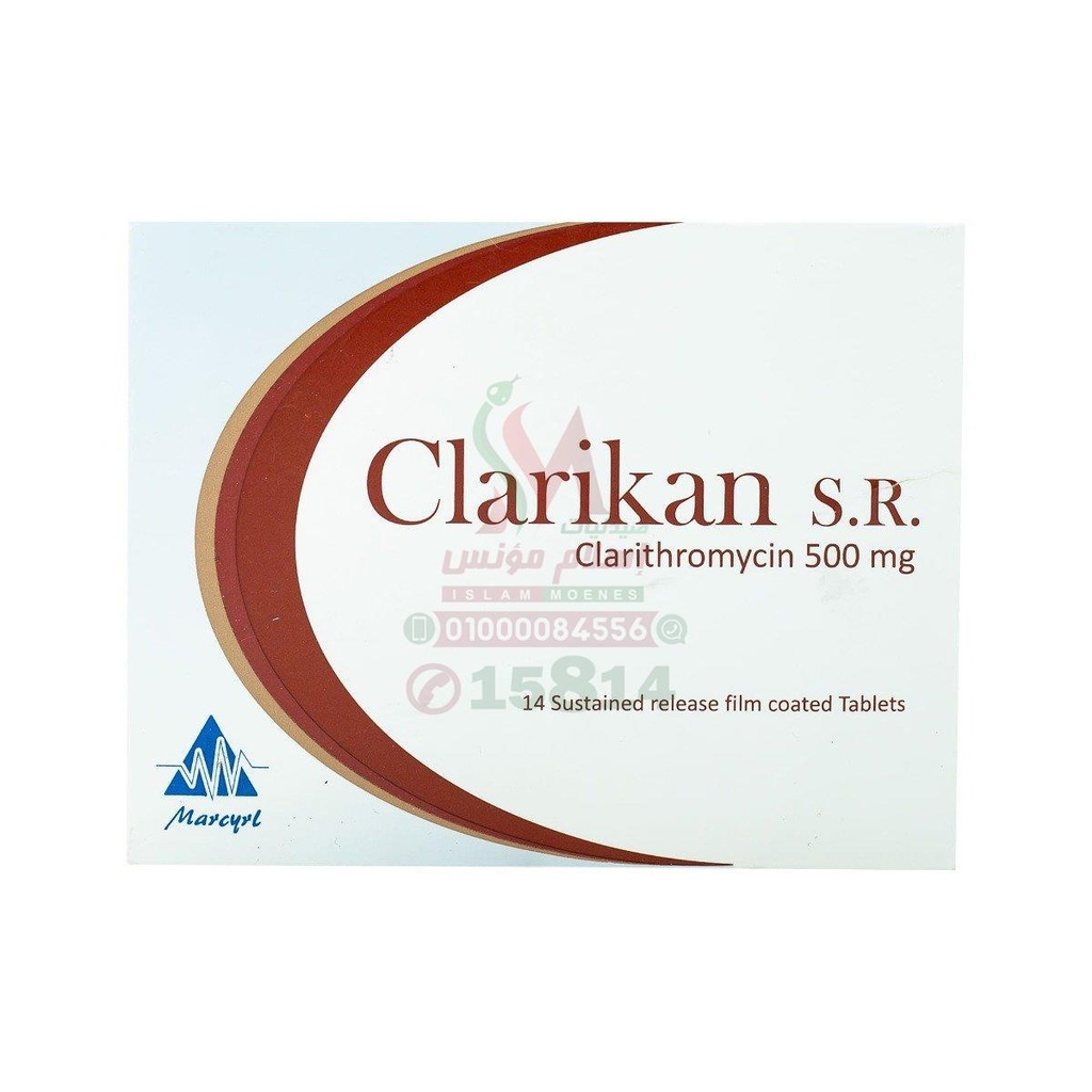 CLARIKAN SR 500 MG 14TAB
