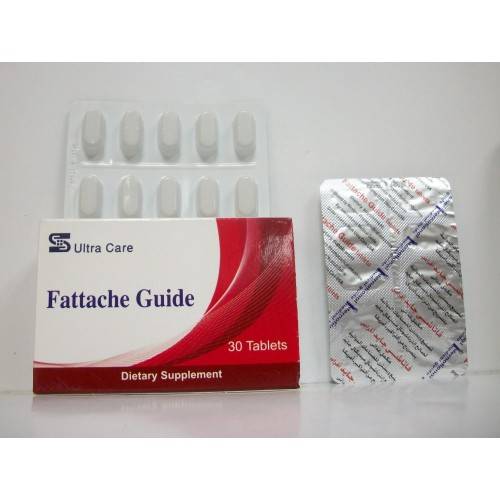 Fattache Guide 30 TAB - فتاش جايد | 30 قرص | اقراص فموية | مكمل غذائي لدعم التخسيس وحرق الدهون وتنظيم الوزن