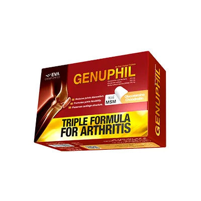 GENUPHIL ORIGINAL 50 TAB - جينوفيل الاصلي 50 قرص | 50 قرص | اقراص مغلفة | علاج خشونة المفاصل والتهابات العظام