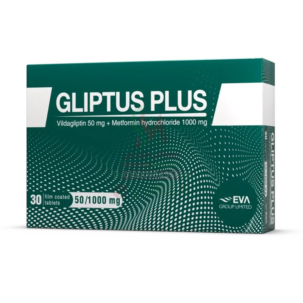 GLIPTUS PLUS 50/1000 MG 30 TAB