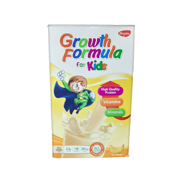 [75154] GROWTH FORMULA KIDS CHOCOLATE 10 SACHETS - جروث فورميلا للاطفال بالشوكولاتة 10 اكياس | مكمل غذائى لزيادة الوزن وعلاج النحافة وسوء التغذية | اكياس | تعزيز نمو الاطفال وبناء العضلات وتقوية المناعة