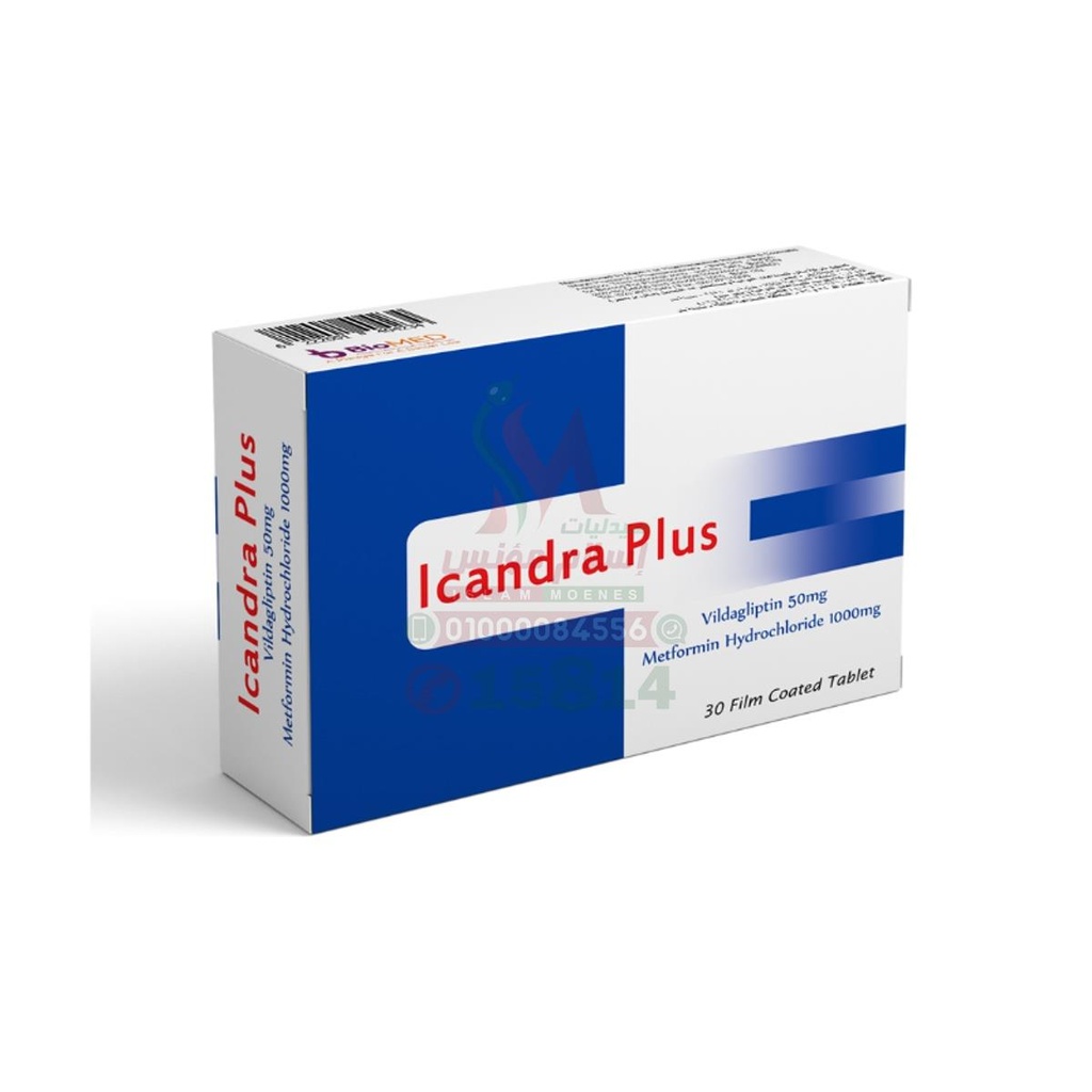 Icandra Plus 50/1000 mg 30 Tab