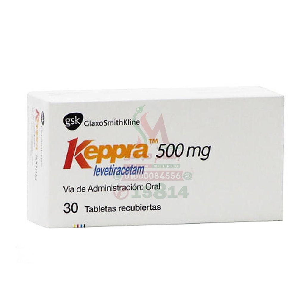 KEPPRA 500 MG 30 TAB - كيبرة 500 مجم | 500 مجم | أقراص | السيطرة على النوبات الصرعية ومنع التشنجات