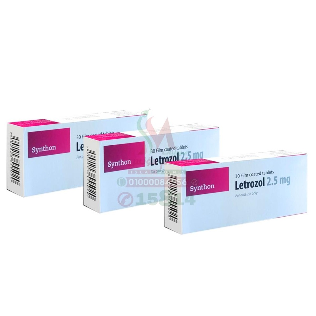 LETROZOLE 2.5MG 30 TAB - ليتيروزول 2.5 مجم | 2.5 مجم | أقراص | علاج سرطان الثدي المعتمد على الهرمونات وتحفيز التبويض