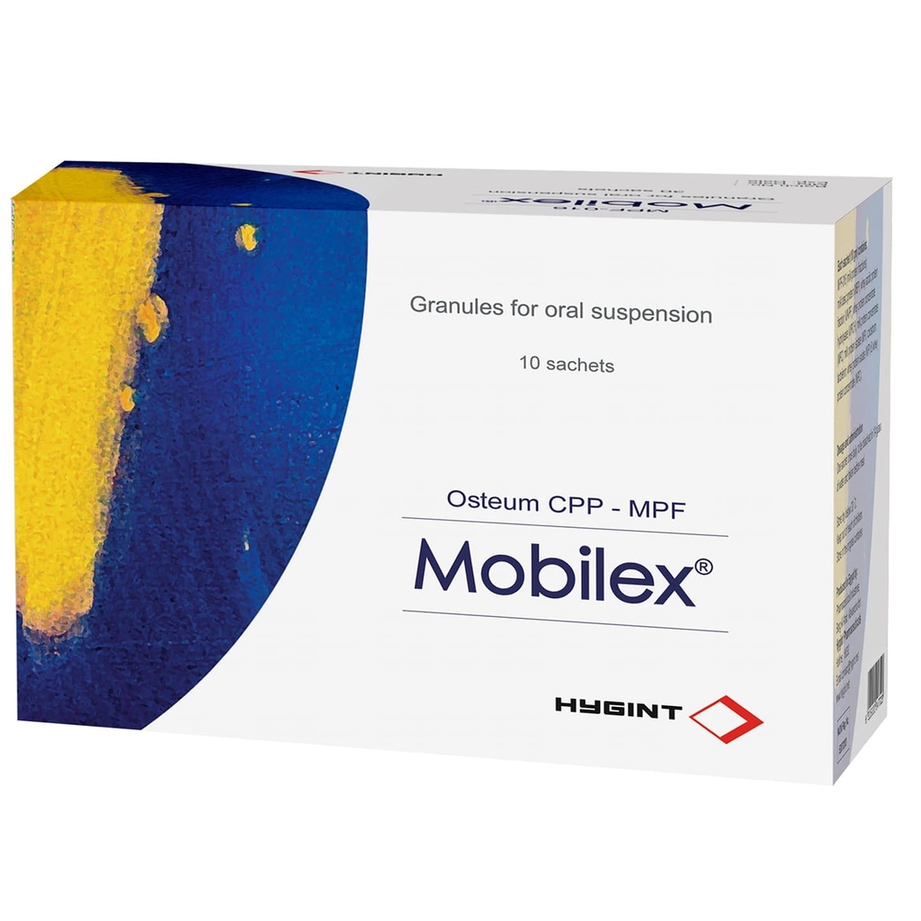 Mobilex 10 Sach - موبيلكس 10 اكياس | 3 ججم | اكياس بودرة | دعم صحة العظام والوقاية من الهشاشة وتعزيز المناعة وبناء العضلات