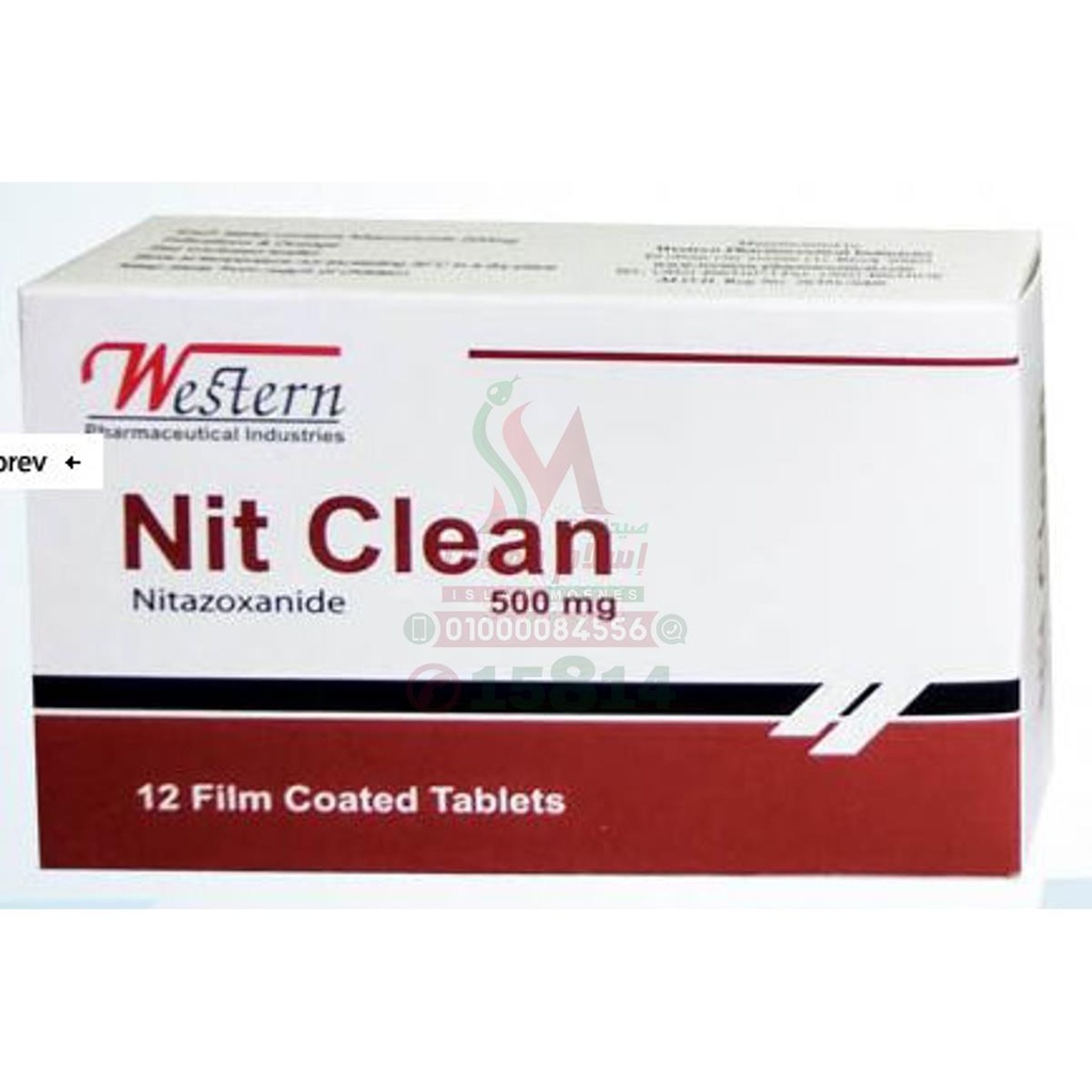 NIT CLEAN 500 MG 30 TAB