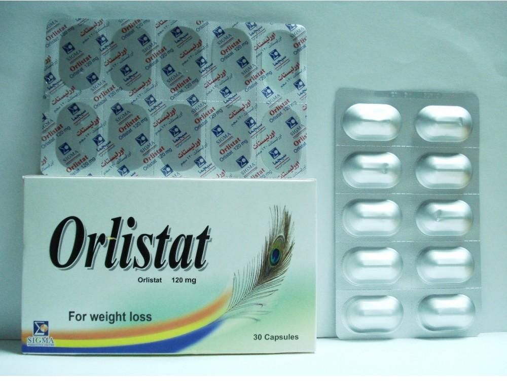 [52075] ORLISTAT 120 MG 30 CAP - اورليستات | 120 مجم | كبسولات | التخسيس وانقاص الوزن والتخلص من دهون الوجبات