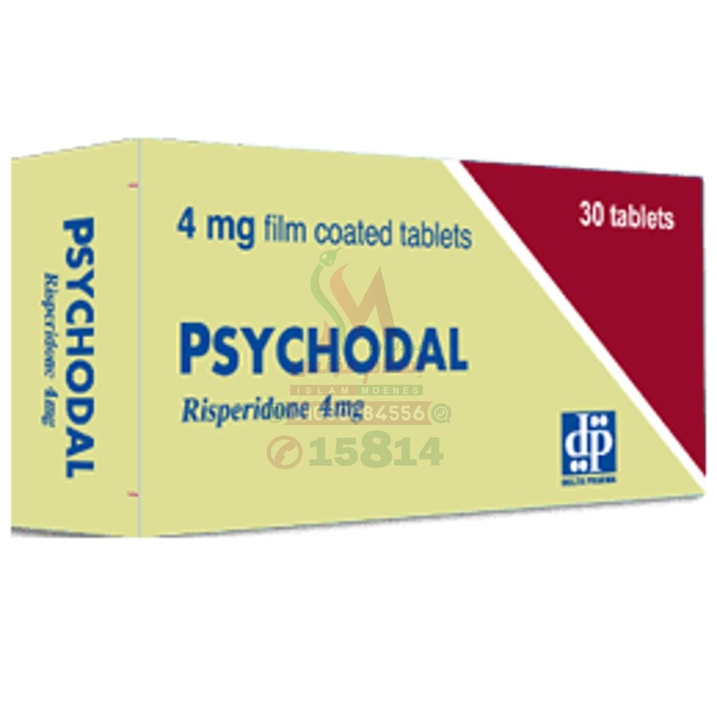 Psychodal - سايكودال | 4 مجم | اقراص | السيطرة علي نوبات الذهان الحادة واضطرابات السلوك ثنائية القطب