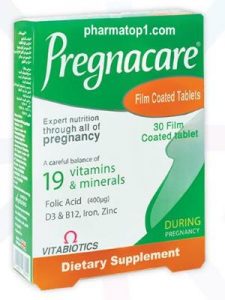 Pregnacare Original - بريجناكار اوريجينال | 30 قرص | اقراص | دعم صحة الام والجنين ومنع تشوهات الاجنة