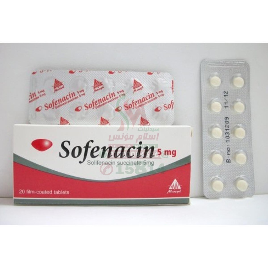 SOFENACIN 5 MG 30 TAB