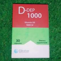 D.DEP VIT D3 1000 IU 30 CAP - د ديب | 30 كبسولة لدعم المناعة وتقوية العظام والاسنان