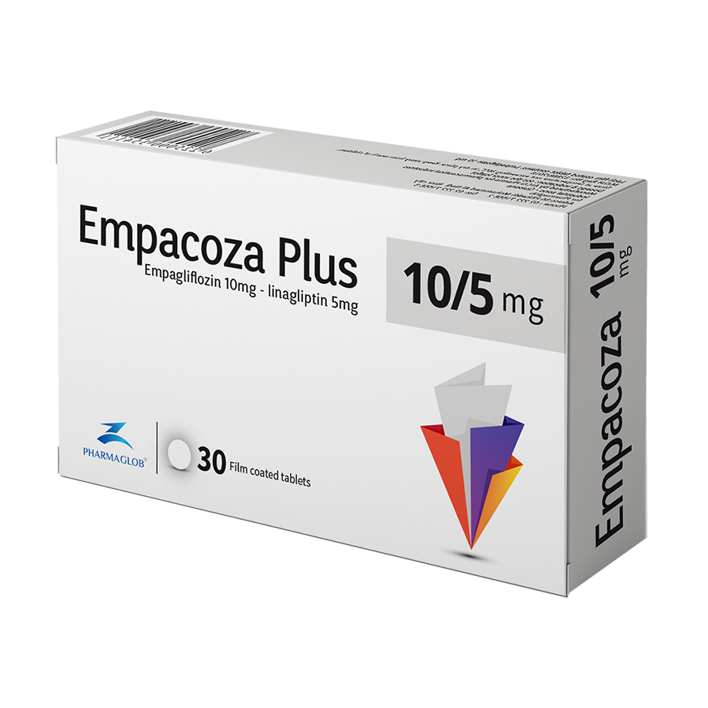 EMPACOZA PLUS 10/5 MG - ايمباكوزا بلس | 10/5 مجم | اقراص | تنظيم السكر وحماية القلب