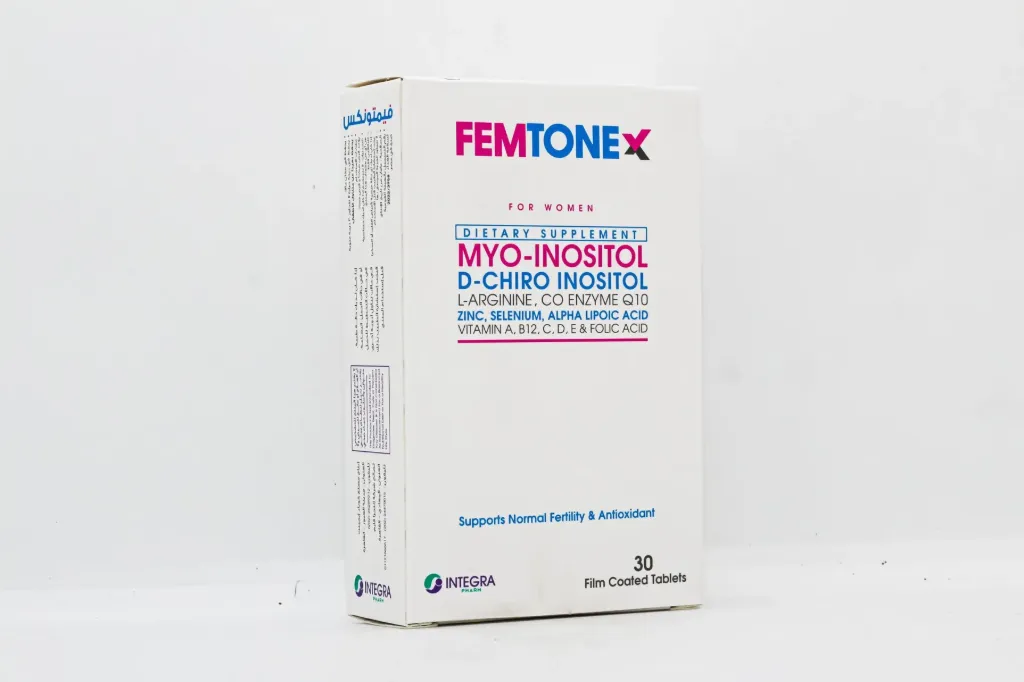 FEMTONEX FOR WOMEN 30 TAB - فيمتونكس | اقراص لدعم الخصوبة وتنظيم هرمونات السيدات