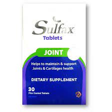 SULFAX JOINT 30 TABLETS - سيلفاكس جوينت 30 قرص | مكمل غذائي | اقراص | لدعم صحة الغضاريف وتخفيف الام المفاصل والخشونة