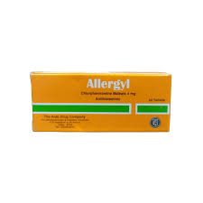 ALLERGYL 4 MG 20 TABLETS - اليرجيل 4 مجم 20 قرص | 4 مجم | اقراص مغلفة | التخفيف السريع لاعراض الحساسية الحادة ونزلات البرد والرشح