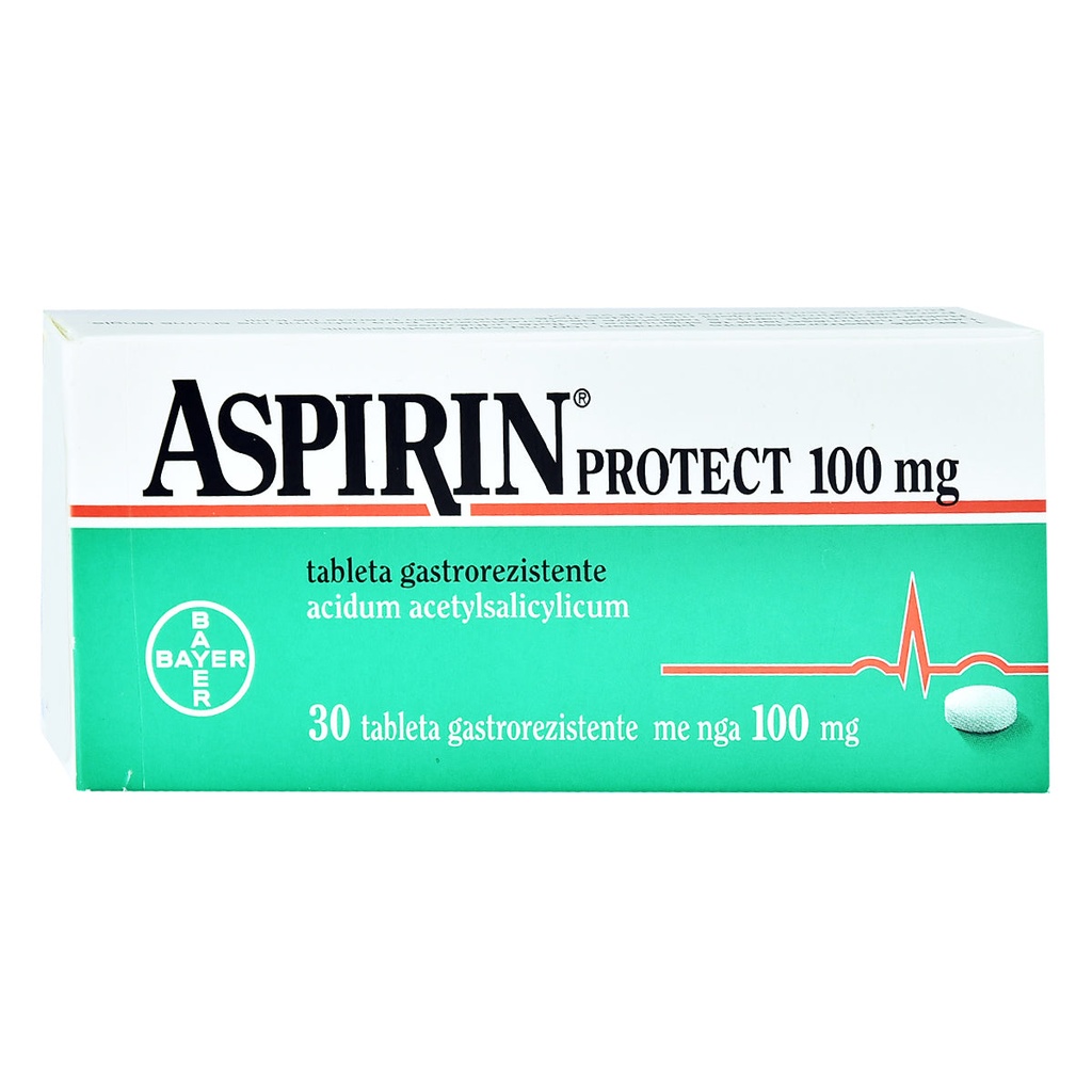 ASPIRIN PROTECT 100 30 TAB - اسبرين بروتكت 100 مجم 30 | اقراص لحماية القلب والوقاية من الجلطات وسكتات الدماغ
