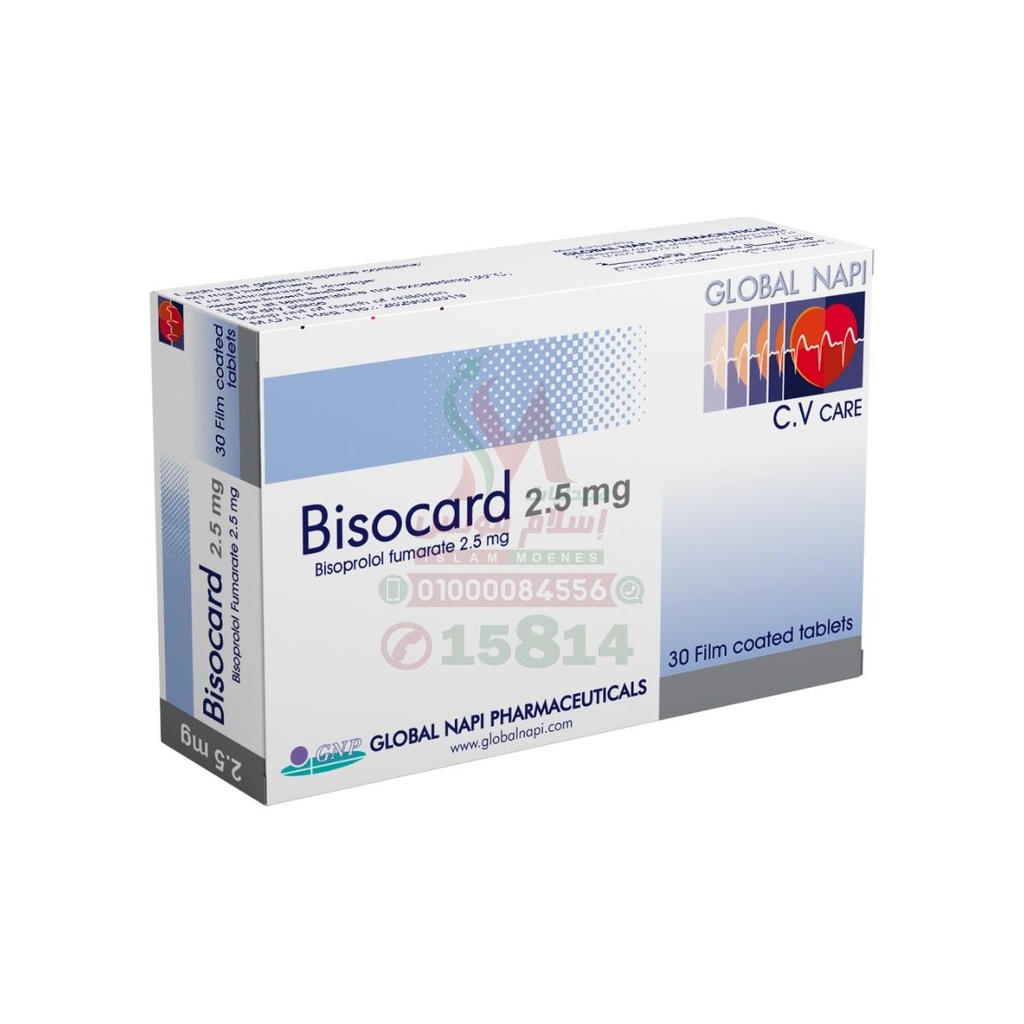BISOCARD 2.5MG TAB