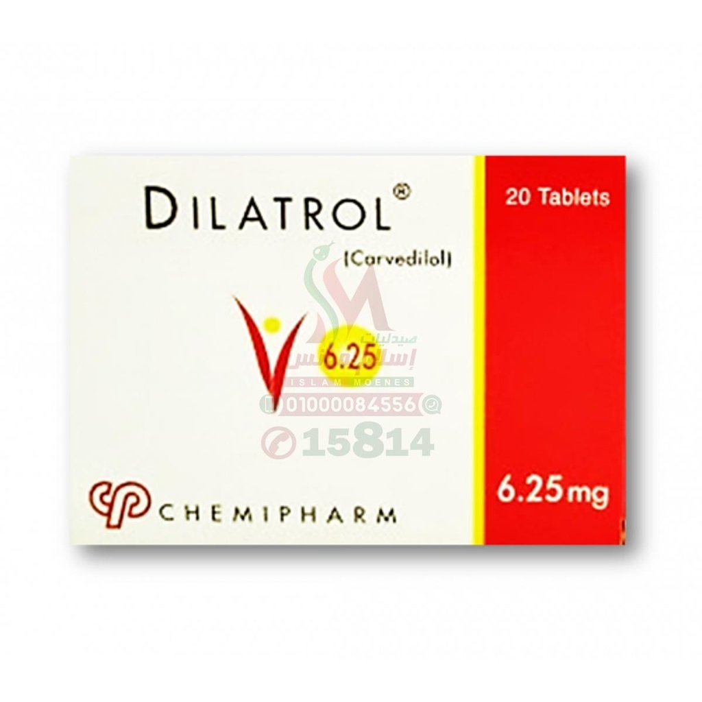 DILATROL 6.25 MG 30 TAB