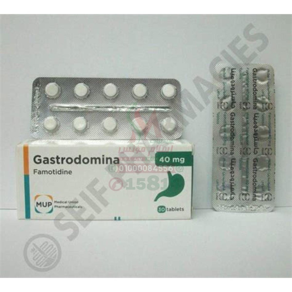 GASTRODOMINA 40 MG 30 TAB - جاسترودومينا 40 مجم | اقراص | لعلاج الحموضة وارتجاع المريء وقرحة المعدة