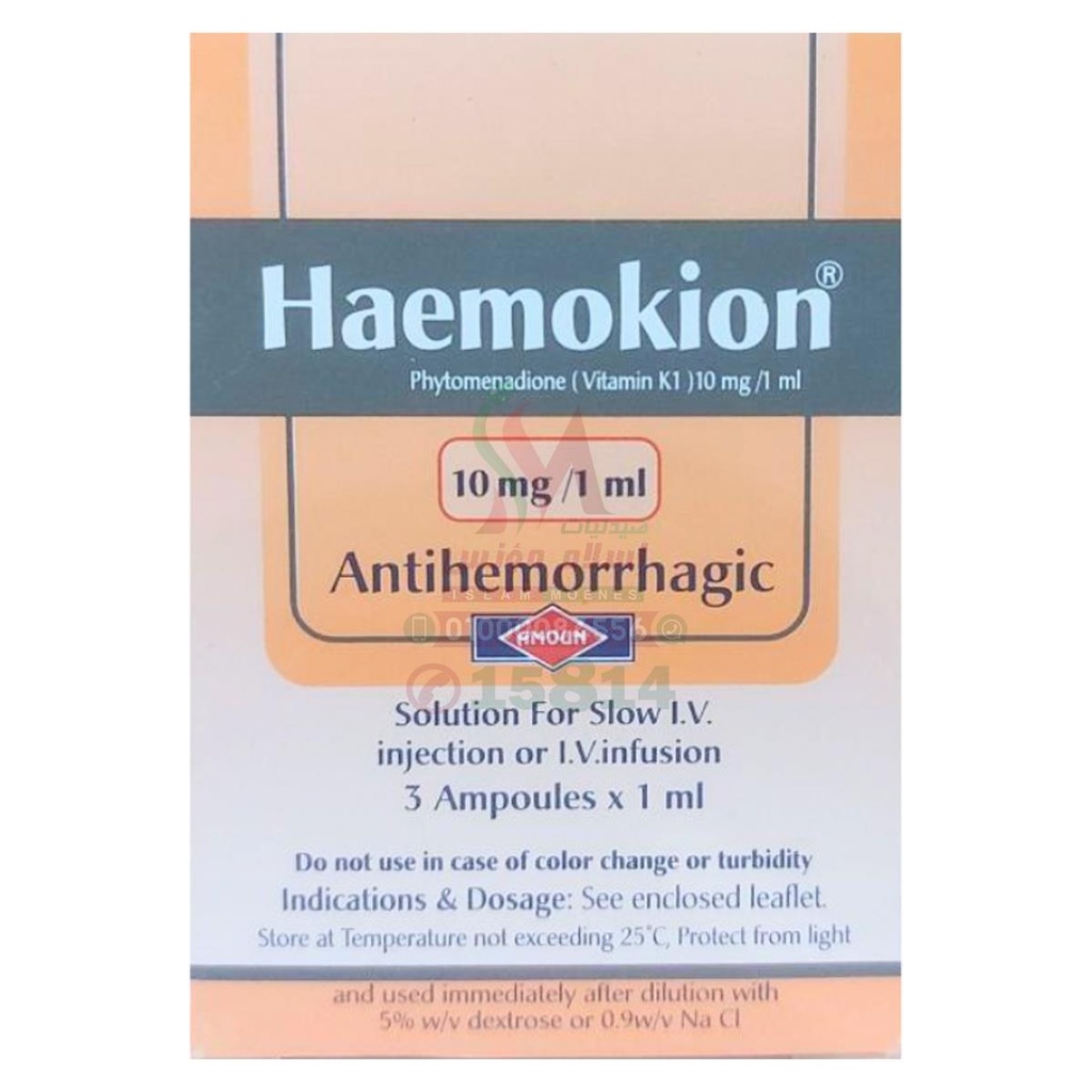 HAEMOKION 10 MG 3 AMP
