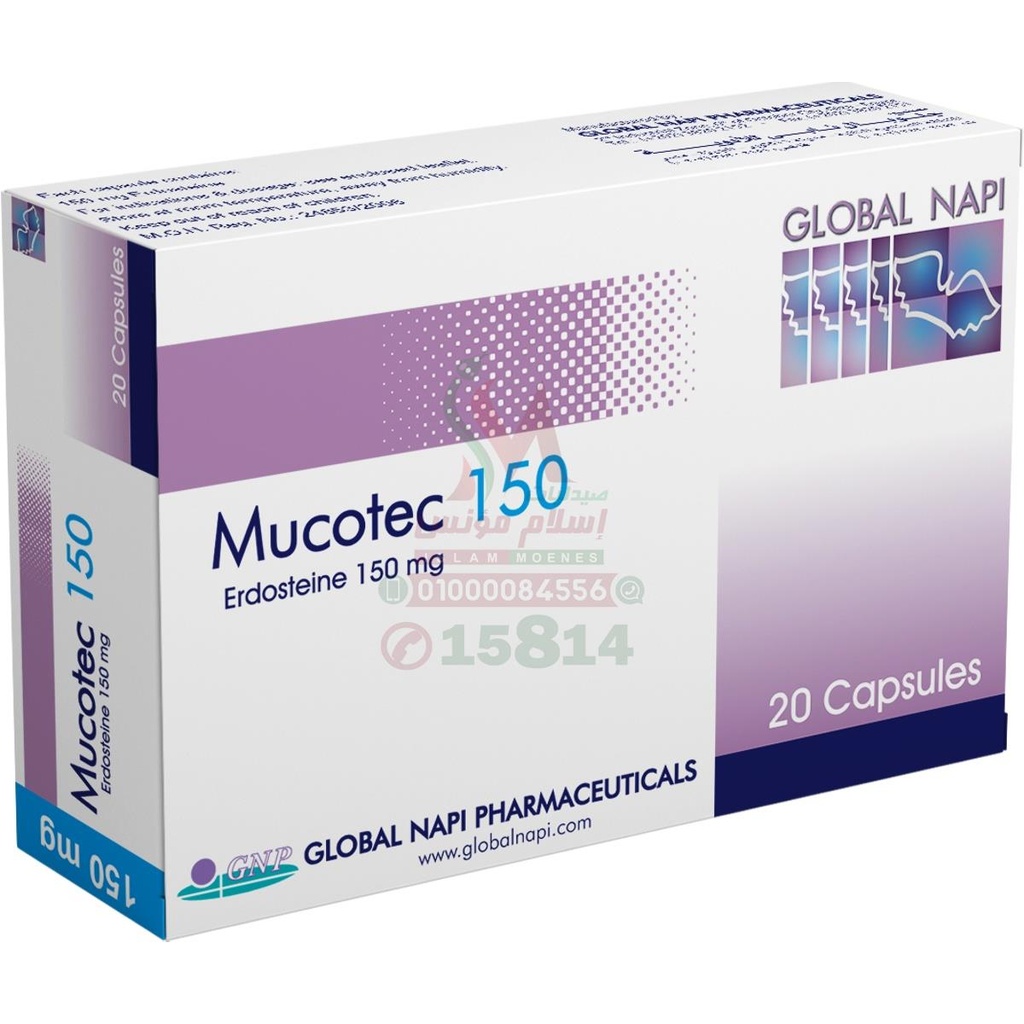 MUCOTEC 150 MG 20 CAP