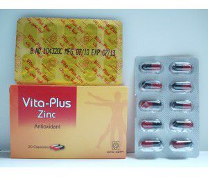 VITA-PLUS ZINC 20 CAP - فيتا بلس زنك 20 كبسولة | كبسولات | دعم المناعة وصحة الجلد والشعر