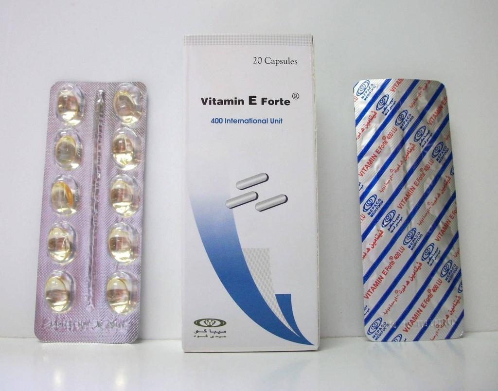 VITAMIN E FORTE 40 MG 20 CAP