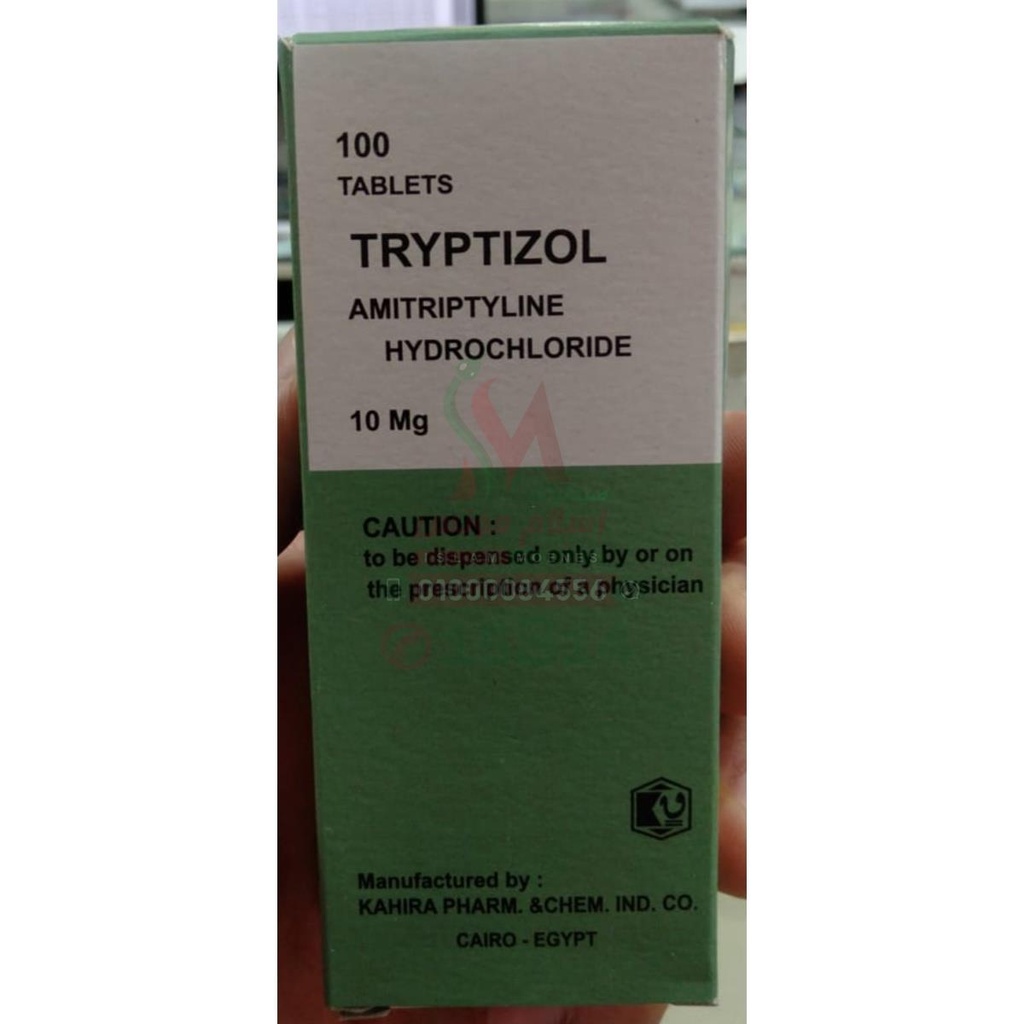 TRYPTIZOLE 10 MG 20 TAB - تريبتيزول 10 مجم 20 قرص | 10 مجم | اقراص | لعلاج الاكتئاب والام الاعصاب والوقاية من الصداع النصفي