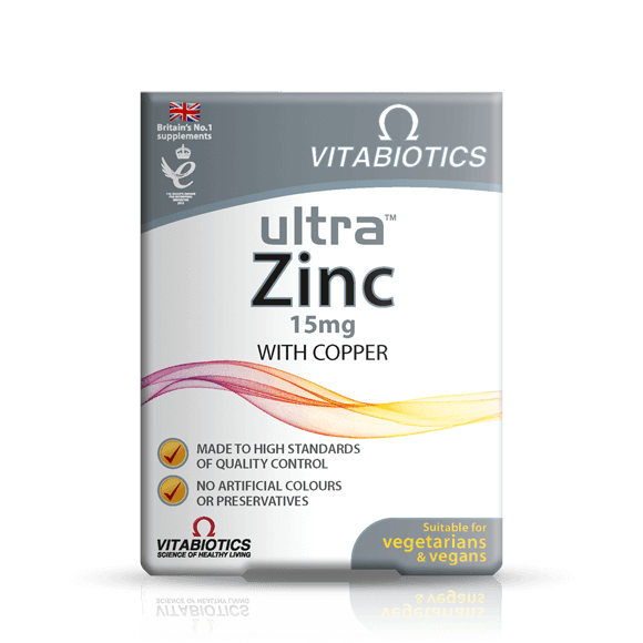 ultra zinc 15mg with copper 30tab
