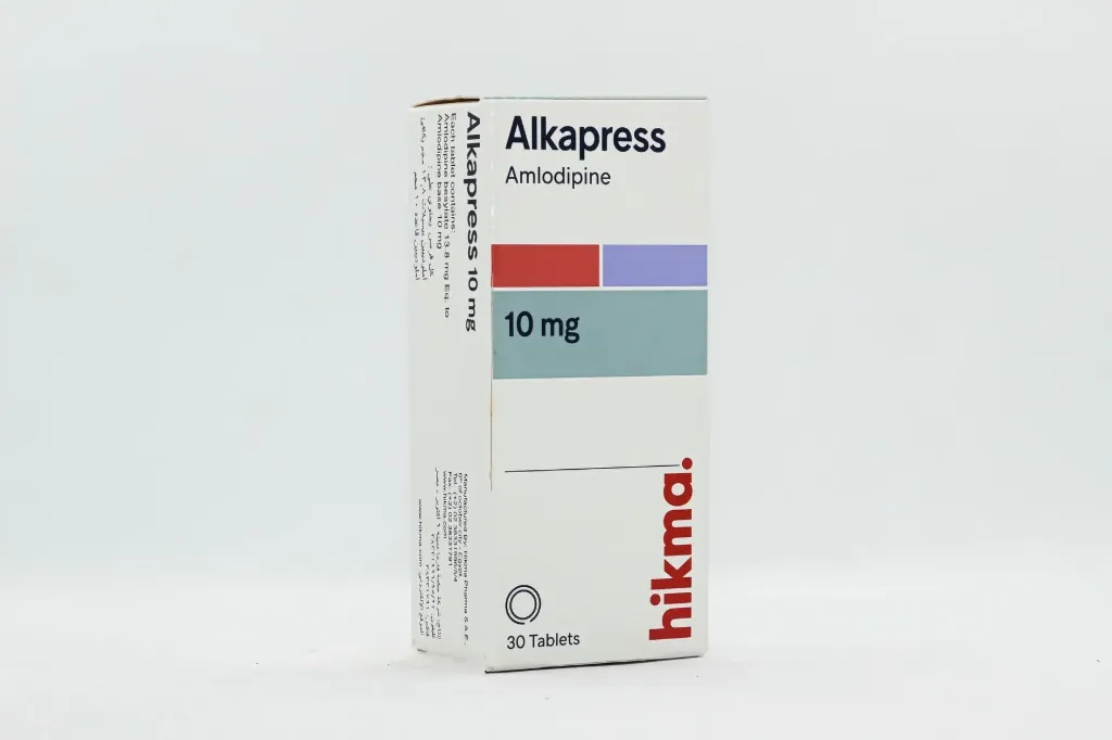 ALKAPRESS 10 MG 30 TABLETS - الكابريس 10 مجم 30 قرص | 10 مجم | اقراص مغلفة | تنظيم ارتفاع ضغط الدم والوقاية من الذبحة الصدرية