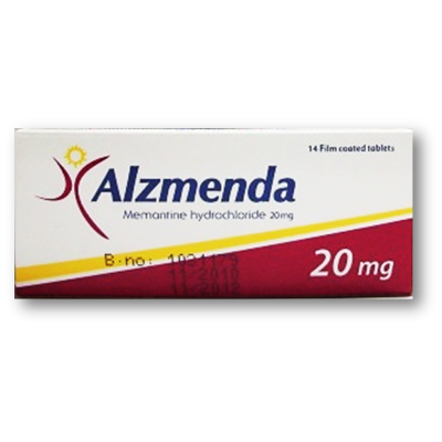 ALZMENDA 20 MG 21 TABLETS - الزمندا 20 مجم 21 قرص | 20 مجم | اقراص مغلفة | تحسين القدرات الادراكية والذاكرة لمرضى الزهايمر