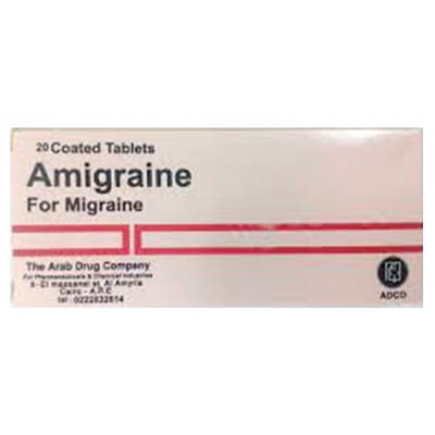 AMIGRAINE 30 TAB - اميجران 30 قرص | لعلاج الصداع النصفي والوقاية من نوباته