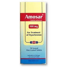 AMOSAR 100 MG 30 TAB - أموسار 100 مجم أقراص | لعلاج ارتفاع ضغط الدم وحماية القلب