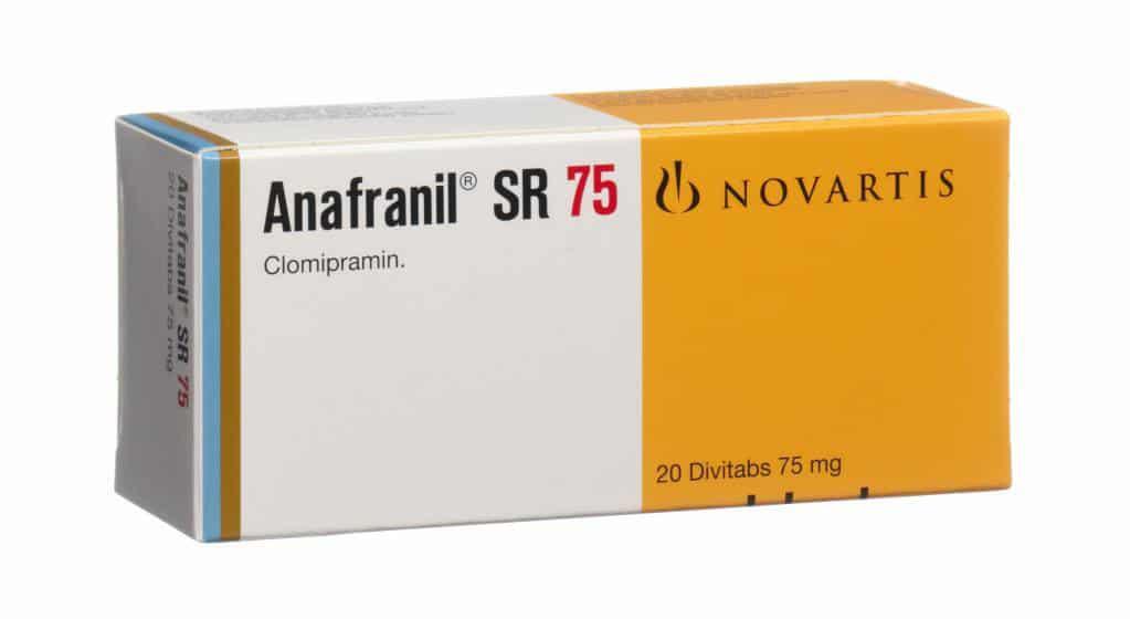 ANAFRONIL SR75 MG 20 TAB - انافرونيل اس ار 75 مجم 20 | اقراص ممتدة المفعول | لعلاج الاكتئاب والوسواس القهري
