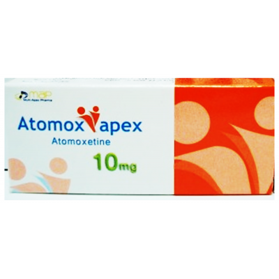 ATOMOX APEX 10 MG 30 CAP - اتوموكس ابيكس 10 مجم 30 | كبسولات | لعلاج اضطراب فرط الحركة ونقص الانتباه