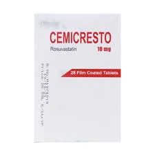 CEMICRESTO 10MG 28TAB - سيميكريستو 10 مجم 28 قرص | 10 مجم | اقراص مغلفة | خفض مستويات الكوليسترول الضار وحماية القلب والشرايين