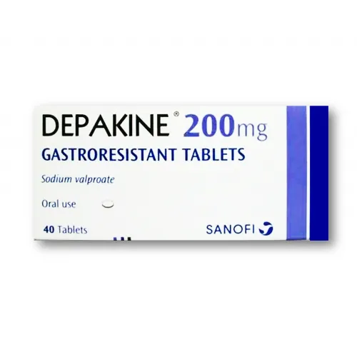DEPAKINE 200 MG TAB - ديباكين 200 مجم اقراص | 200 مجم | اقراص | علاج الصرع وتثبيت الحالة المزاجية