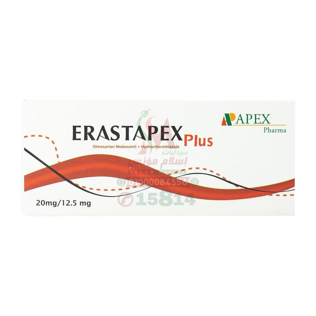 ERASTAPEX PLUS 20/12.5 MG 30 TAB