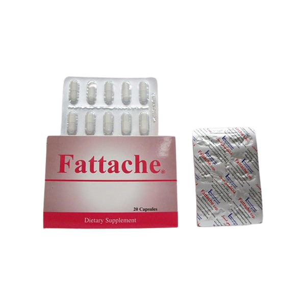 Fattache CAP - فتاش | 30 كبسولة | كبسولات فموية | مكمل غذائي لإنقاص الوزن وتقليل امتصاص الدهون والسكريات